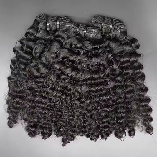 Raw Burmese Curly Hair Extensions